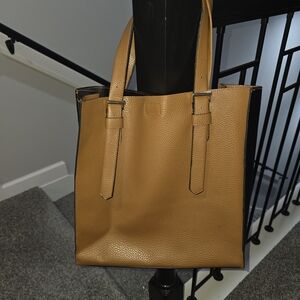 Stylish Tan Tote Bag